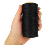 Cordão Encerado 1mm Fio Cordone Preto 100 Metros Nybc