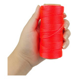 Cordão Encerado 1mm Fio Cordone Rosa Neon 100 Metros Brx