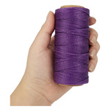 Cordão Encerado 1mm Fio Cordone Roxo 100 Metros Nybc
