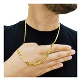 Cordão Italiano Masculino Piastrine 70cm Banhado A Ouro 18k