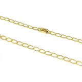 Cordão Laminado Ouro 18k 10 Gramas 60cm Pingente 2 Gramas
