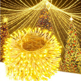 Cordão Led Luzes Fixo Branco Quente 9 Metros Decoração Festa