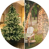 Cordão Luz Fixo Natal 10m Com 100 Leds Prova D água 220 110v