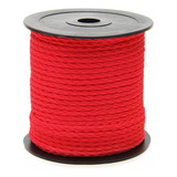 Cordão Marwan De Poliéster Mw C5 5mm Com 50mts Cor 030 Vermelho