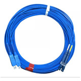 Cordão Óptico Duplex Sm Monomodo 50 Metros Lc sc Azul