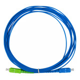 Cordão Óptico Sc apc sc upc Simplex Sm 2 5 Metros Kit 5pçs