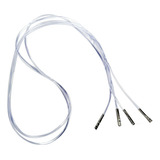 Cordão Para Cracha Credencial Silicone Com Ponteira C 100