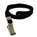 Cordão Para Crachá Preto Com Presilha Pacote Com 10 Unidades