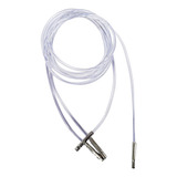 Cordão Para Crachá Silicone Ponteira Metal C 1000