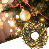 Cordão Pisca Pisca 15m 200 Led P  Árvore Natal Luz Decoração Cor Das Luzes Branco Quente 110v