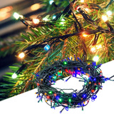 Cordão Pisca Pisca 30m 300 Led P Árvore Natal Luz Decoração Cor Das Luzes Colorido 220v