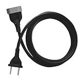 CORDAO PROLONGADOR BIPOLAR 10M PRETO Force Line