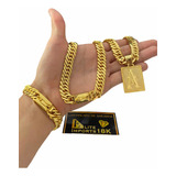 Cordão Pulseira 13mm Grumet Lacraia Pingente Letra