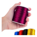 Cordão Rabo De Rato 2mm Varias Cores Cor Vinho Escuro 173