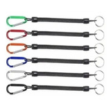 Cordão Segurança Espiral Salva Varas Alicates Pesca 06 Un 