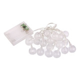 Cordão Varal Fio De Luz 20 Bolinhas Cristal 3m Led Usb pilha
