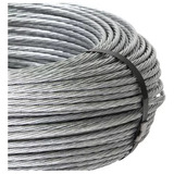 Cordoalha Galvanizada 1 4 6 4mm  Curral 7 Fios   120 Metros