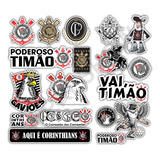 Corinthians Adesivos Cartela Poderoso Timão 15 Unidades M64
