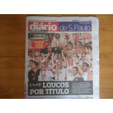 Corinthians Campeão Recopa 2013 Jornal Diário