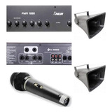 Corneta Balde Fibrasom G085 Par Amplificador gongo
