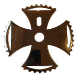 Coroa Cruz Malta Lowrider Para Bicicleta estrela Cromado