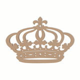 Coroa De Princesa Mdf 65 Cm