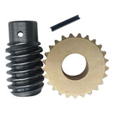 Coroa E Eixo Sem Fim Do Motor Pivo Bv2000 Peccinin Cor Dourado