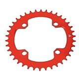 Coroa Estreita Larga única Coroa Redonda Dentes Negativos Positivos Liga De Alumínio Para Bicicleta De Montanha Vermelho