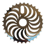 Coroa Lowrider Para Bicicleta espiral Inox Polido