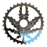 Coroa Lowrider Para Bicicleta Weed cromado Gravurado