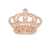 Coroa Princesa Trabalhada 40cm Mdf