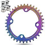 Coroa Single Redonda Única Mtb Narrow Wide Bcd 104mm Mountain Bike 34d