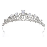 Coroa Tiara Para Noiva Debutante Strass Casamento Miss Tiara