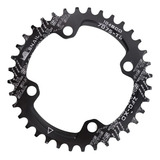 Coroa Única 36t Para Pedivela De Bike Bcd 104mm 4 Furos