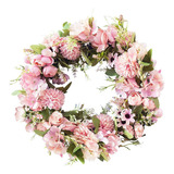 Coroas De Flores Realistas Feitas À Mão Para Porta De Entrad