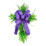 Coroas De Lavanda Para Porta Frontal Primavera Artificial 
