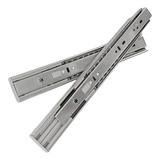 Corrediça Telescópica Soft Close 30cm 300mm Amortecedor Par