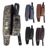 Correia Alça Basso Guitarra Baixo Violão Linha Classic Cor Militar