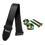 Correia Alça Basso Violão Guitarra Baixo Ny 01 C Roldanas