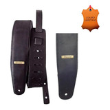 Correia Alça Couro Basso Premium Custom Shop Preta Classic