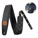 Correia Basso Couro Regulavel Guitarra Baixo Violão Premium