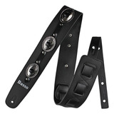 Correia Basso Sintetico Vtct 01 6cm Country Preto Guitarra