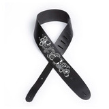 Correia Couro Guitarra Planet Waves 25lsp02 Skull Flower
