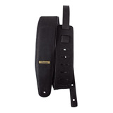 Correia De Couro Basso Custom Shop Cla Cs 01 Classic Preto