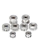 Correia De Sincronização Polia De Roda Síncrona De 2m 2gt 20 Dentes Furo 3 4 5mm Com Rolamento Preto Para Gt2 Polias De Correia Dentada Para Largura 6 10mm Correia De Acionamento De Borracha 16T W