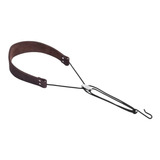 Correia P Sax Alto E Soprano Bambú Dupla Couro Marrom Cra