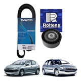 Correia Polia Tensor Peugeot 206 1 6 8v C Dir Hid E Ar Cond