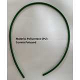 Correia Polycord Redonda 4mm Por 1 Metro Em Pu