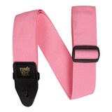 Correia Polypro Rosa Aurora Ponta De Couro P05376 Ernie Ball