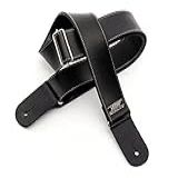 Correias P INSTR CORDAS C PONTEIRAS COURO DUPLO LINHA SUPREME Preto